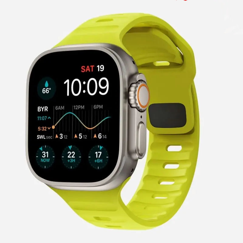 Soft Silicone Strap For Apple Watch Band Ultra