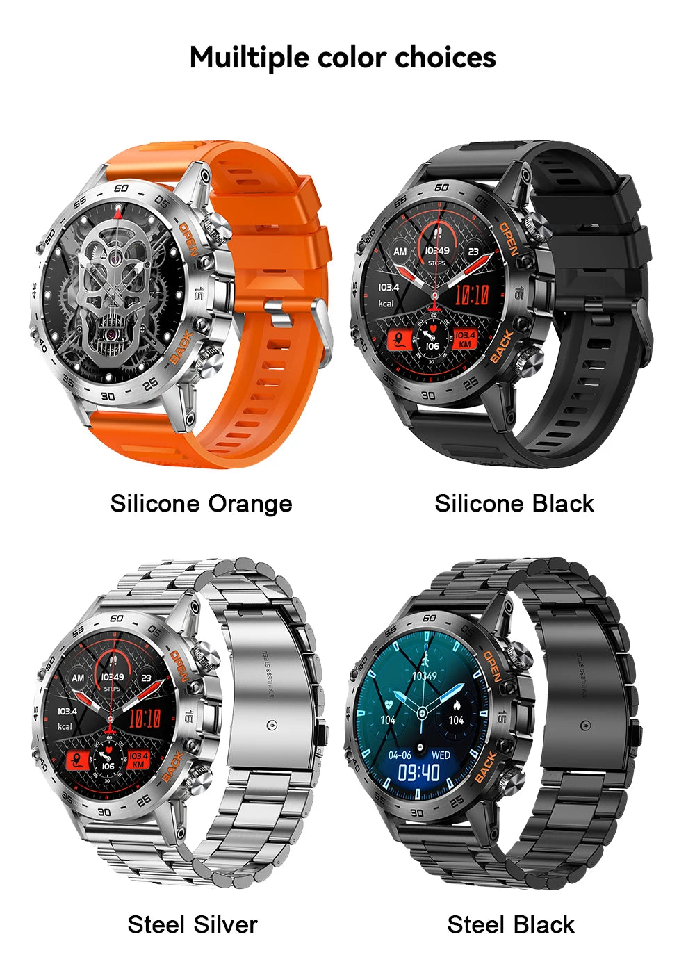 Smart Watch Men Sports Fitness Tracker  MD52