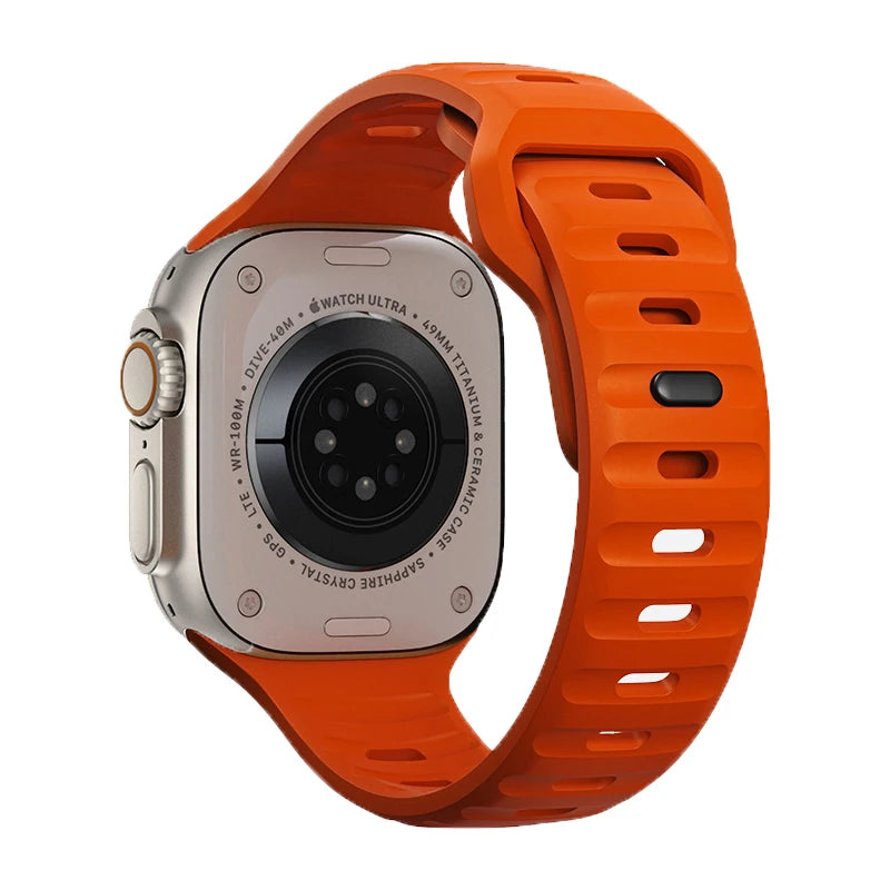 Soft Silicone Strap For Apple Watch Band Ultra