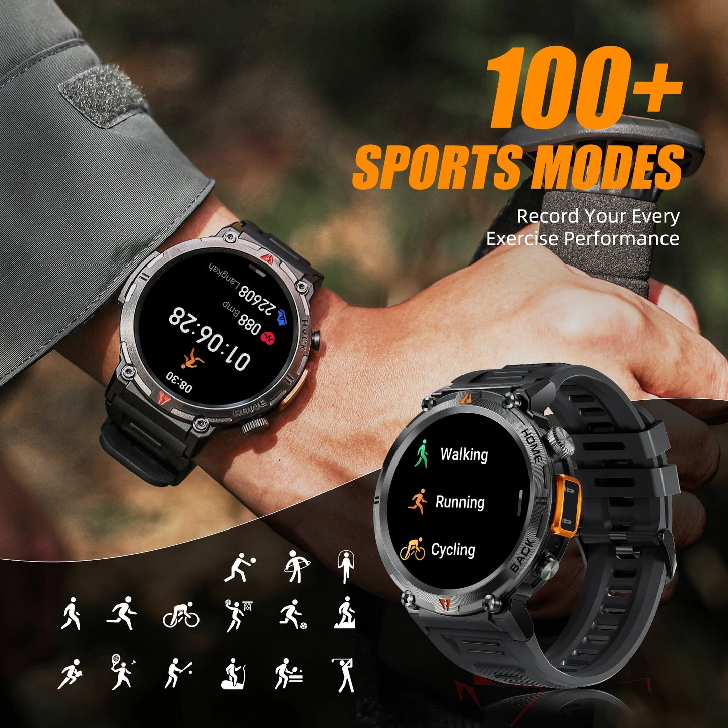 Smart Watch 3ATM Waterproof