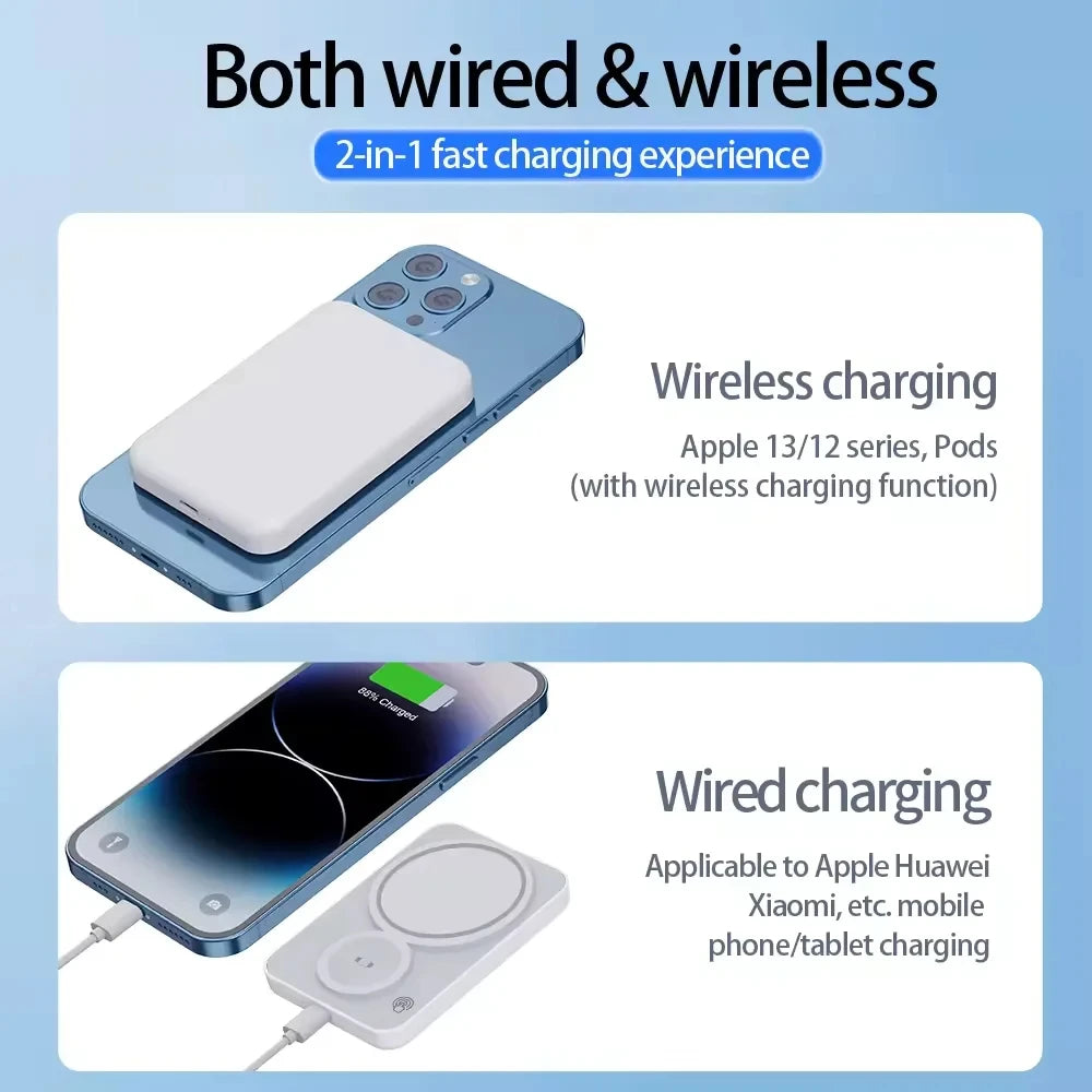 Power Bank For iphone Airpods Apple Watch Wireless Charger 3 in 1
